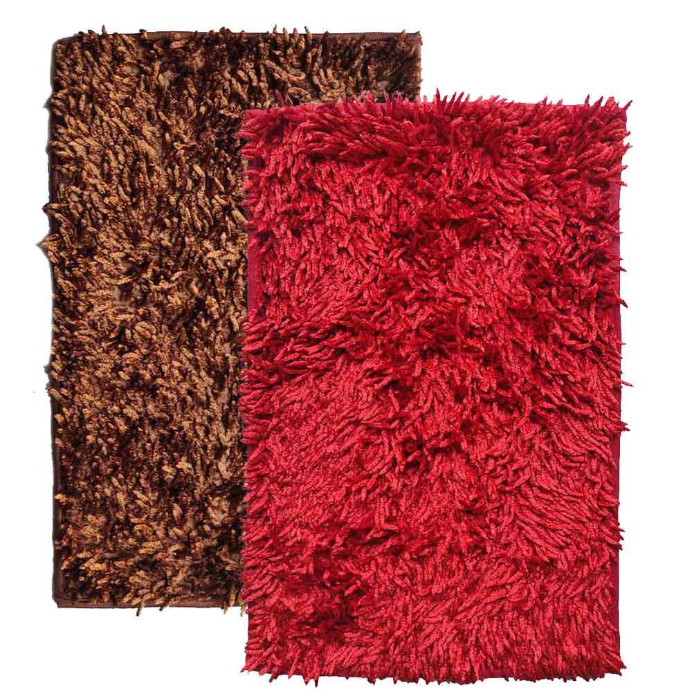 GLOSSY FUR DOOR  MATS ( 16x24 inches )