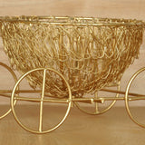 Metallic Charm Stainless Steel Vegetable And Fruit Basket