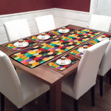 Dining Table Mat 6 Pieces with Runner Set