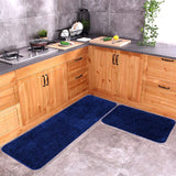 Soft Kitchen runner and Mat Combo (Runner 16*54 Inch, Mat 16*24 Inch)