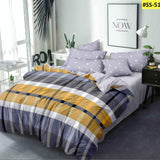 Super Soft Ac Comforter Set Check Design ( 4 pc Set )