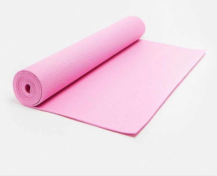 Anti-Skid Yoga Mat for Gym Workout 6mm Mat for Men & Women (  60cm*172cm,Pink)