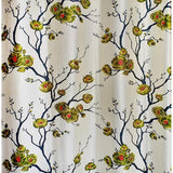 Beautiful 2PC Flower Design Curtain Combo ( 4 x 7 , pack of 2)