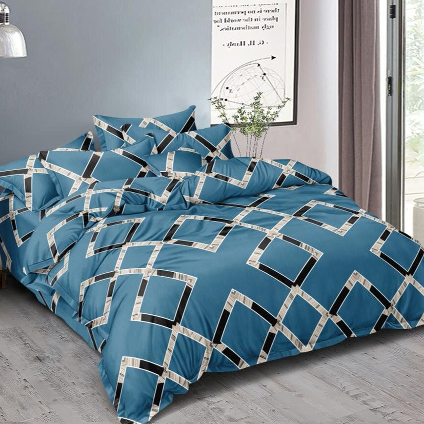 Super Soft Line Design Ac Comforter Set (4 pc Set, king Size)