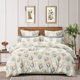 Super Soft Ac Comforter Set Mini Design (4 pc Set, King size )