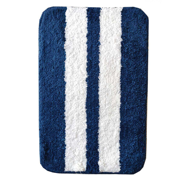 Blue Anti-Slip Bath Mats - Set Of 2 (60*40cm)