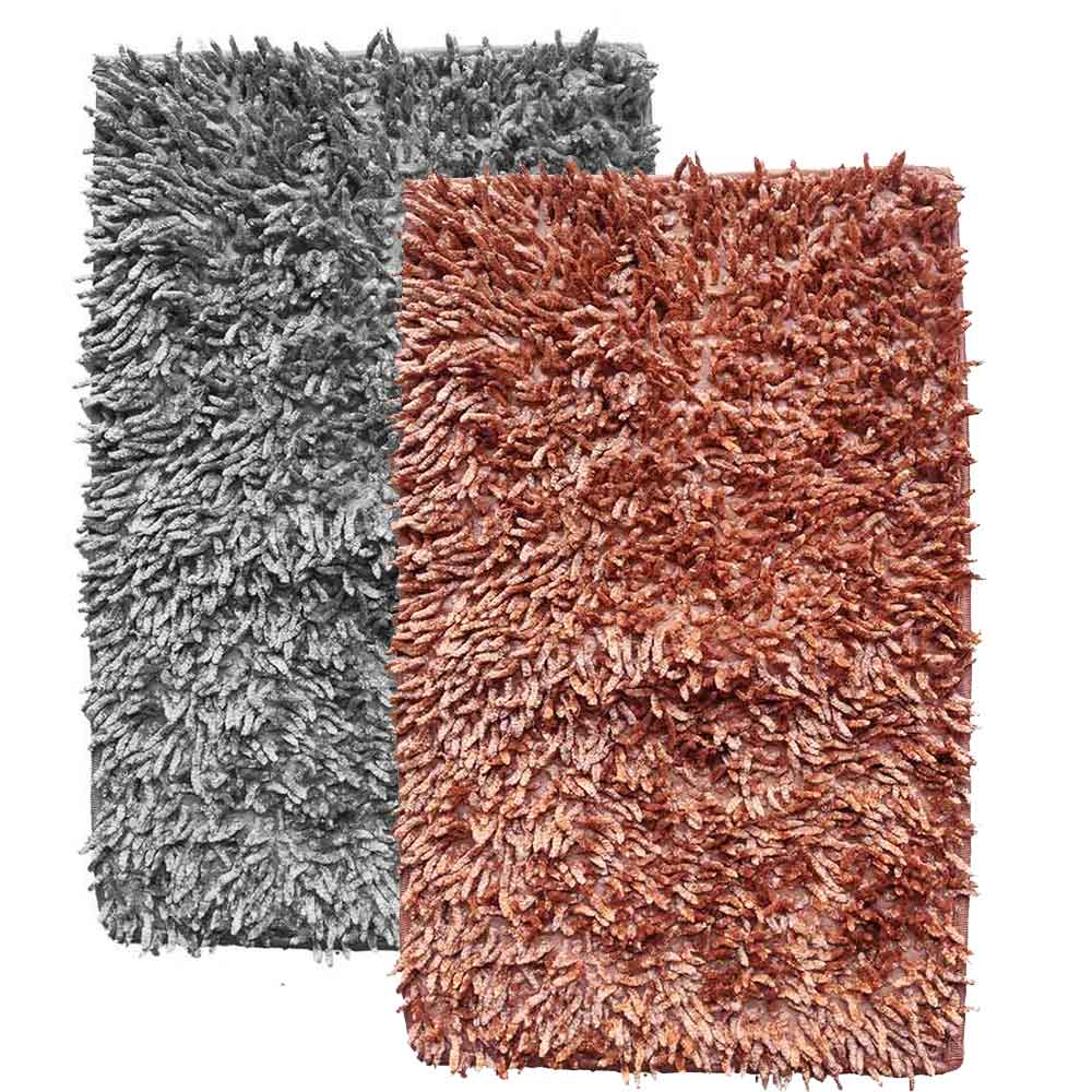 GLOSSY FUR DOOR  MATS ( 16x24 inches )