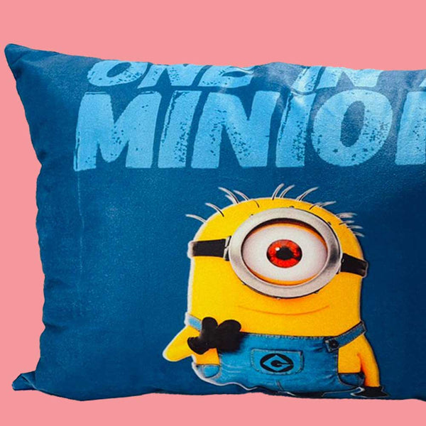 Super Soft Minions Design  Microfibre Kids Pillow