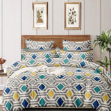 Super Soft Ac Comforter Set Puzzle Design (4 pc Set )