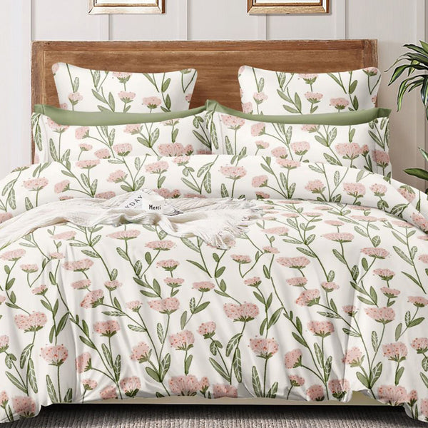 Super Soft Rosemary Design Ac Comforter Set (4 pc Set, king Size)