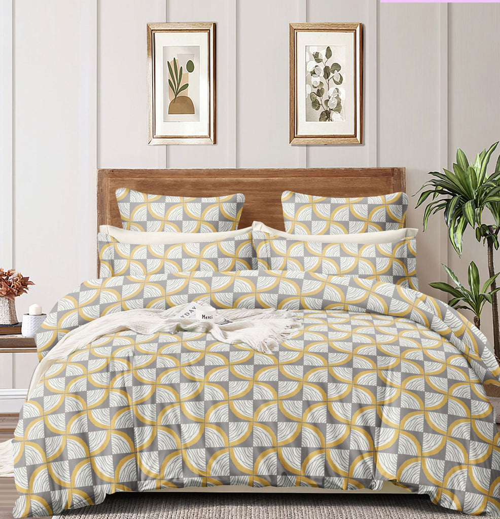 Super Soft Ac Comforter Set New Tile Design (4 pc Set )