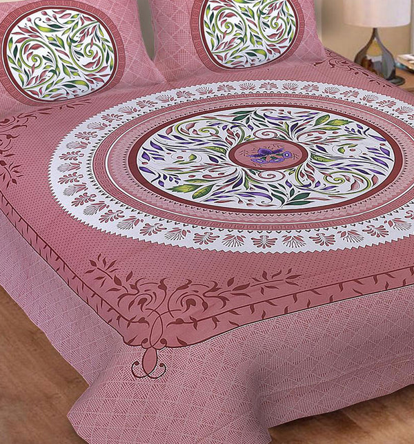 100% Cotton Design Double Bedsheet