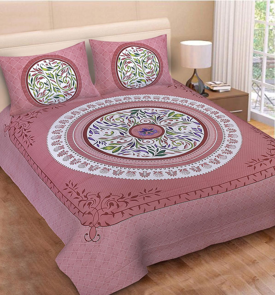 100% Cotton Design Double Bedsheet