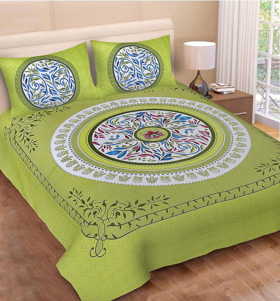 100% Cotton Design Double Bedsheet