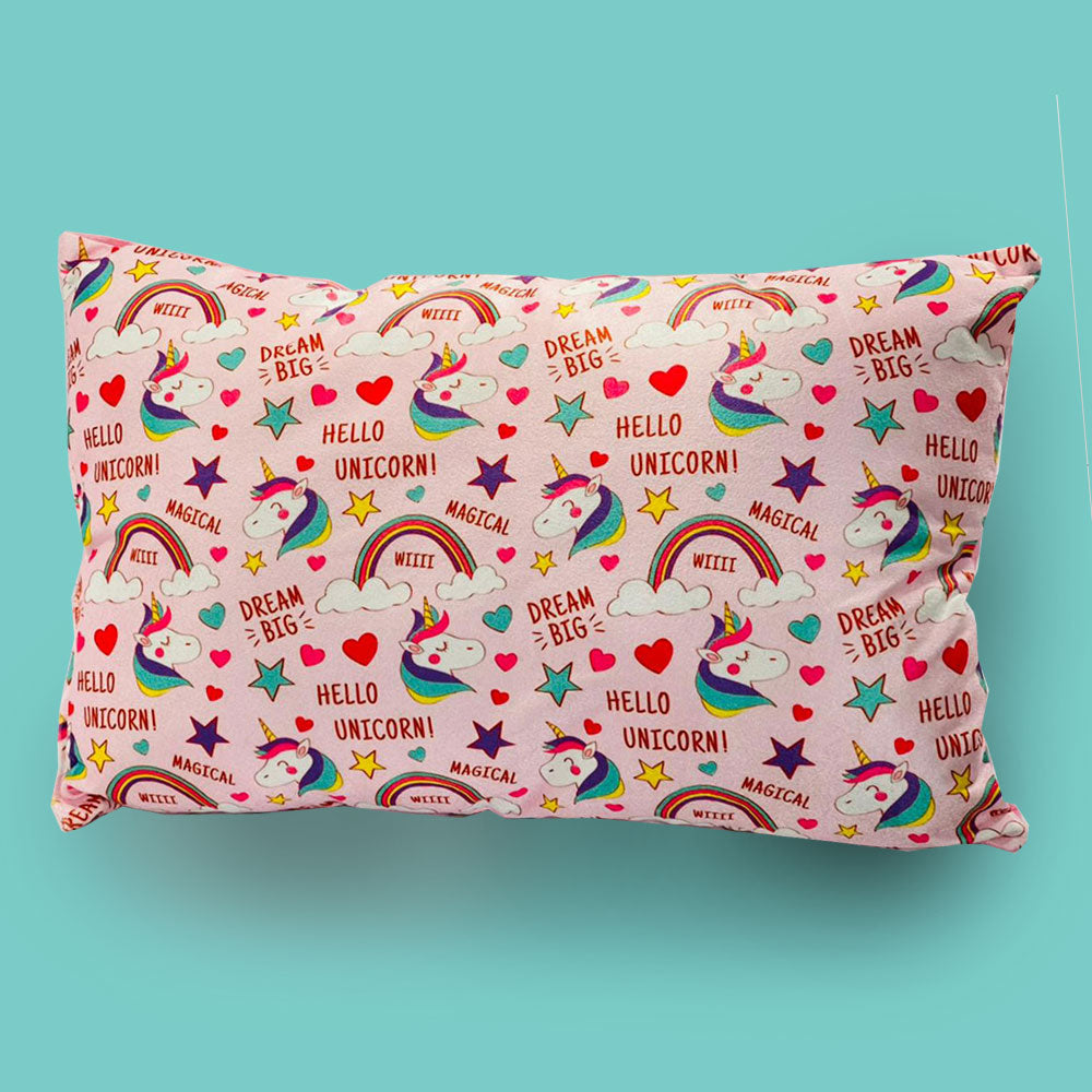 Super Soft Unicorn Design Microfibre Kids Pillow